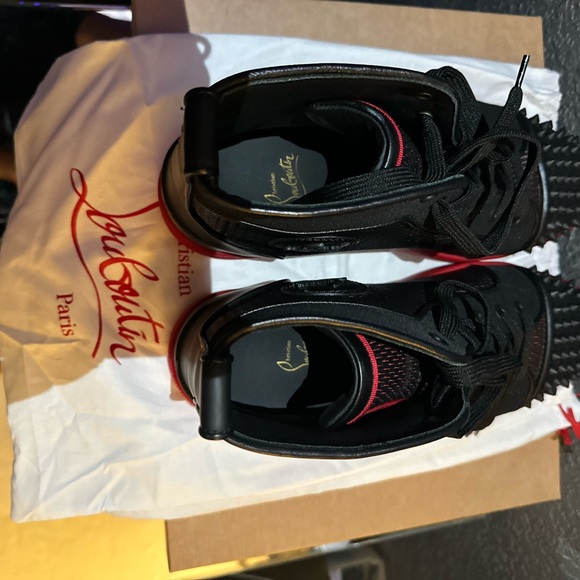 Like new Christian Louboutin Lou Spikes Orlato Flat - calf leather - Picture 5 of 7